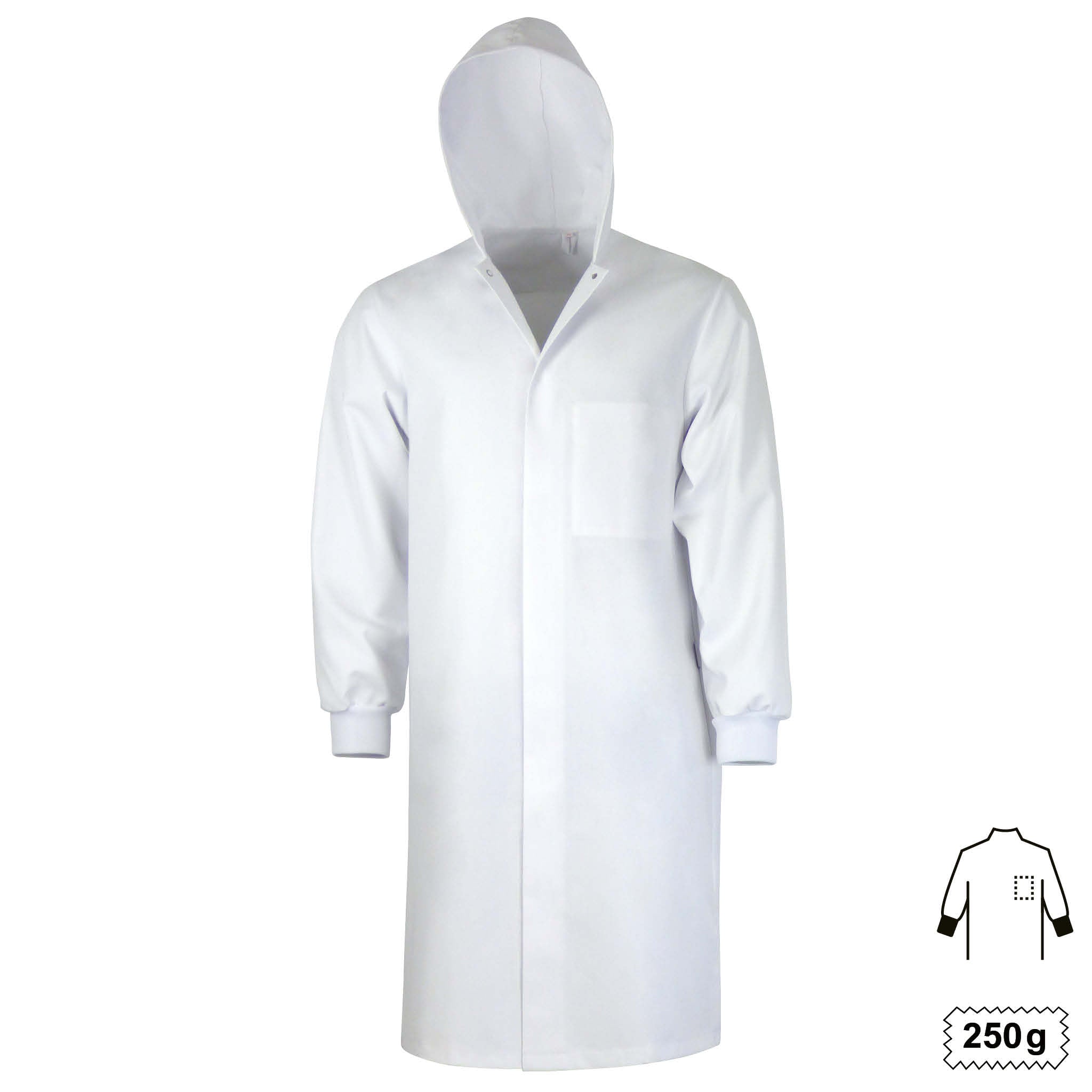 Coat with hood HACCP 001