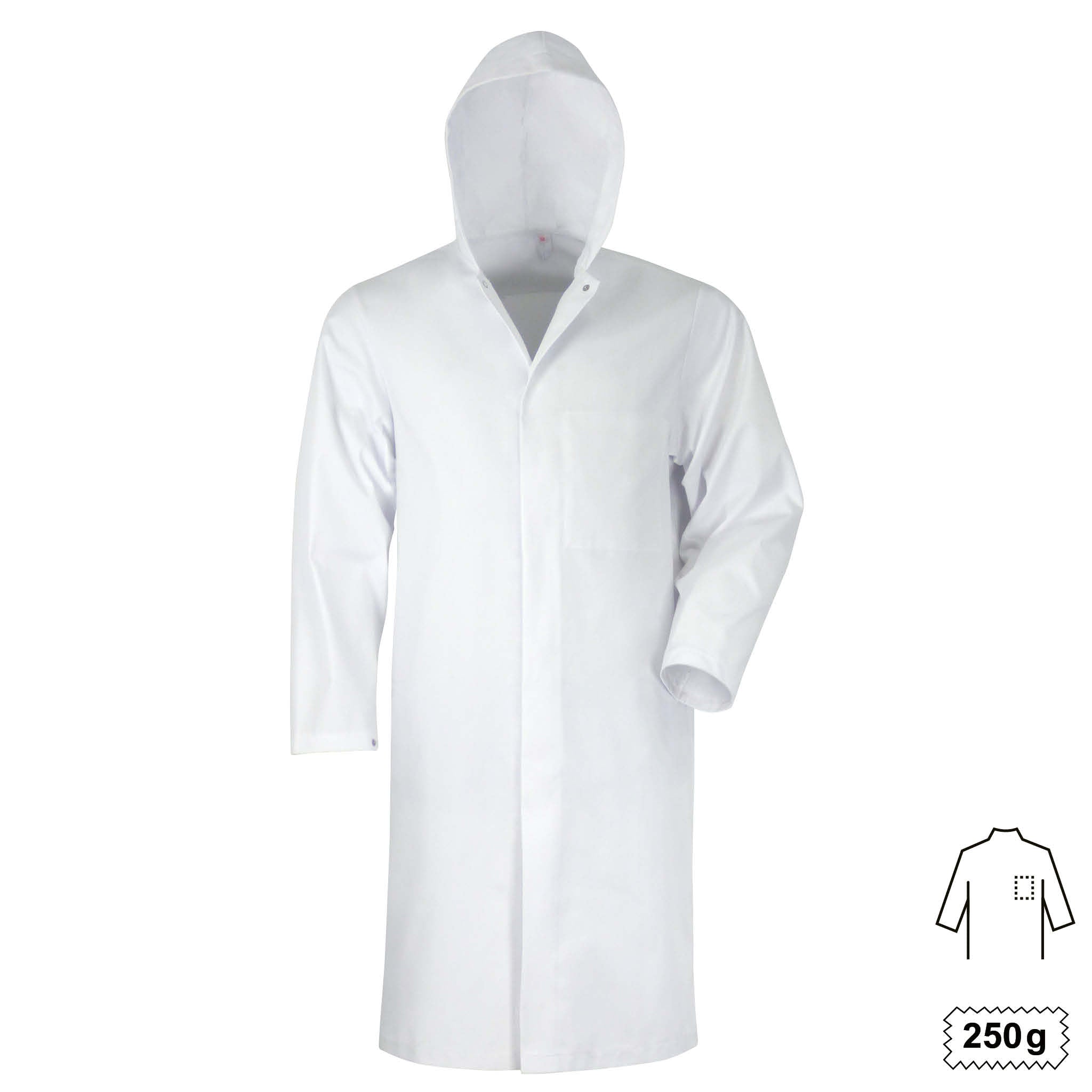 Coat with hood HACCP 001