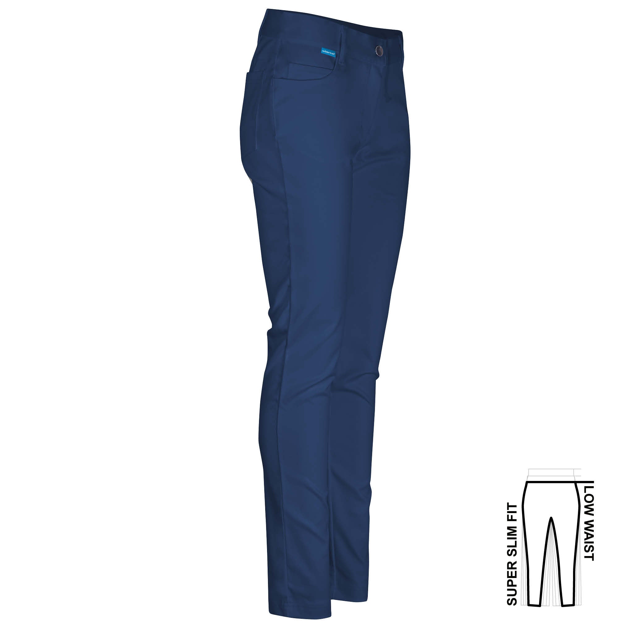 Janice blue - women's trousers 5 pockets 611